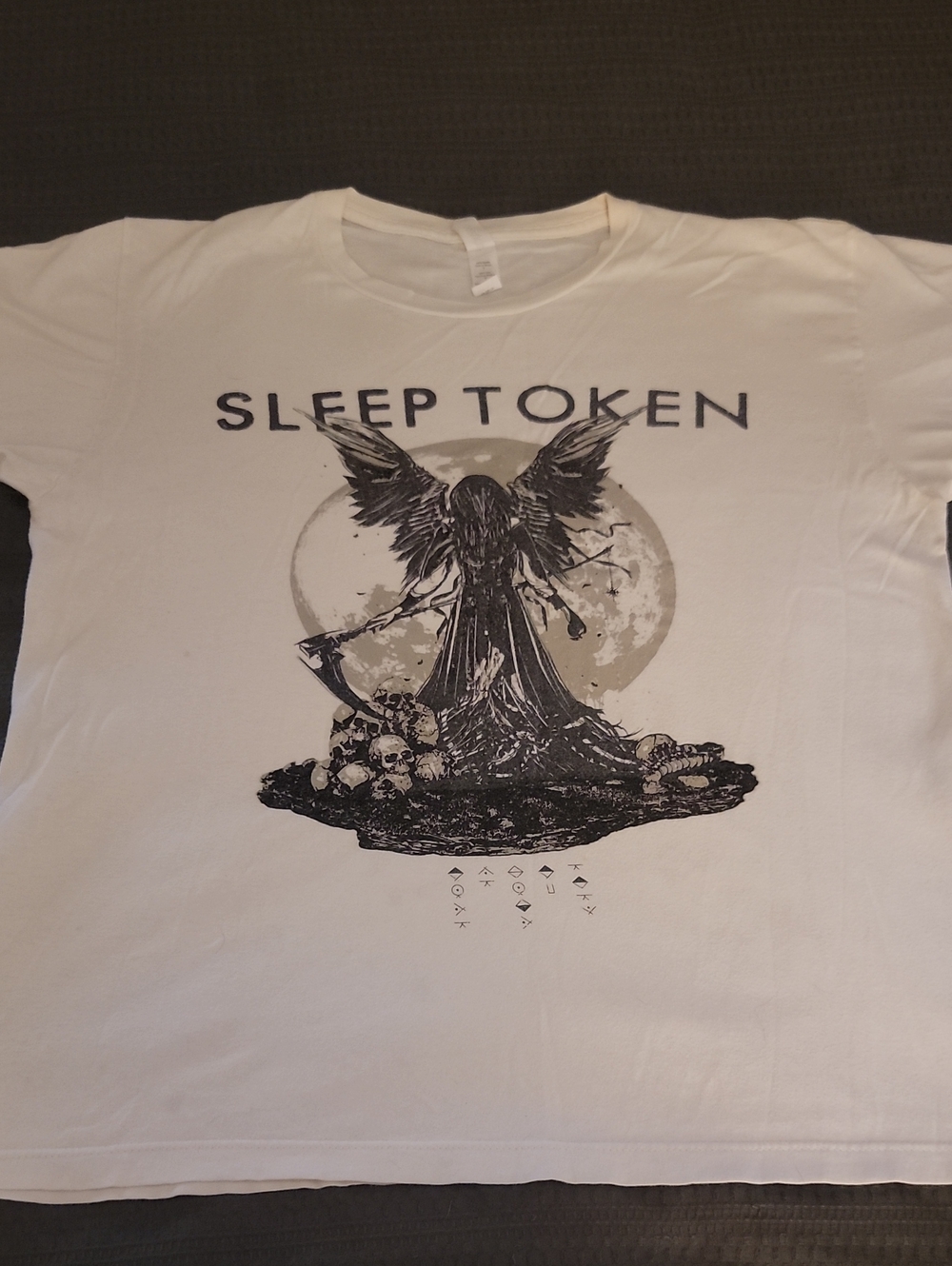 White Sleep Token Band Graphic Tee
